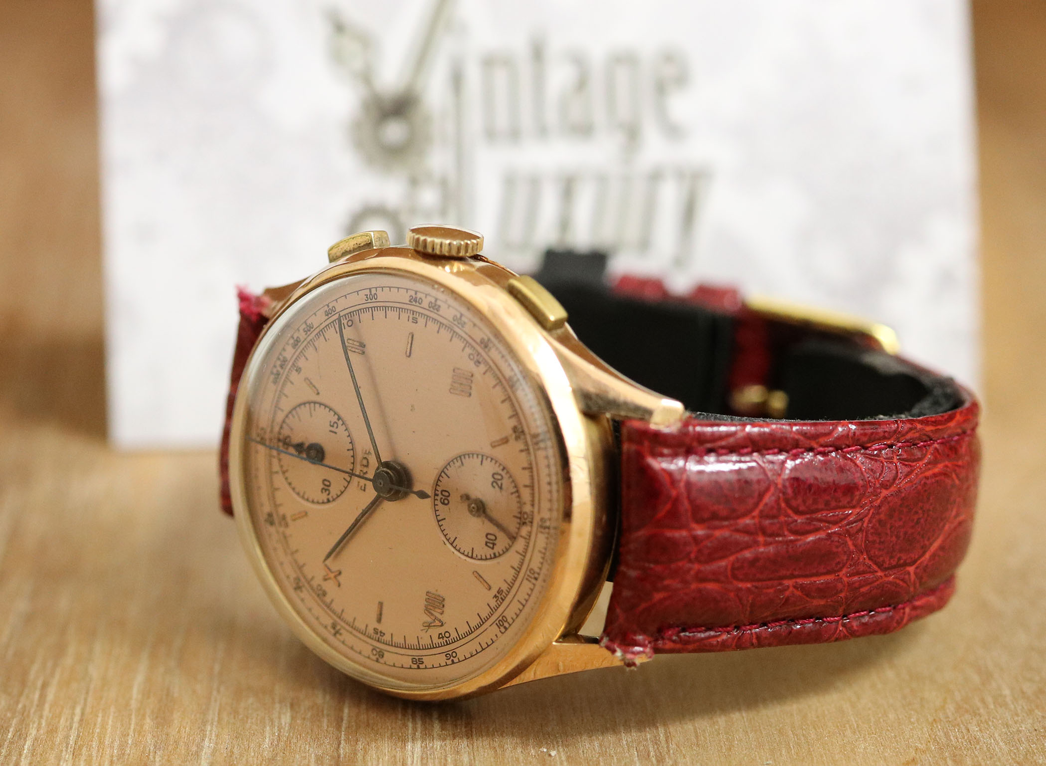 Erde Oro Rosa 18kt Cronografo – The Vintage Luxury
