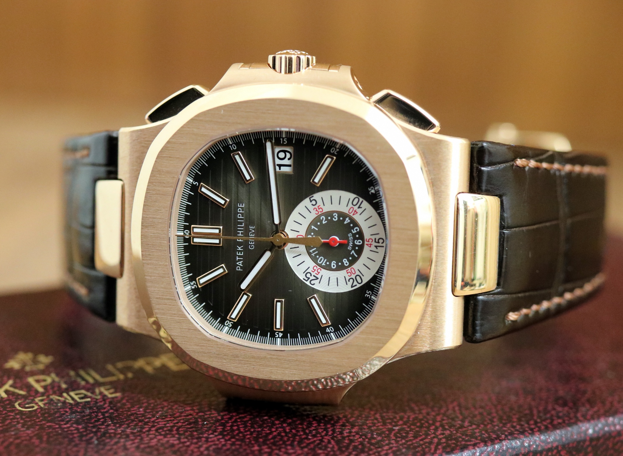 Patek Philippe Chronographe - 5980R Rose Gold - Like NEW - immagine 9