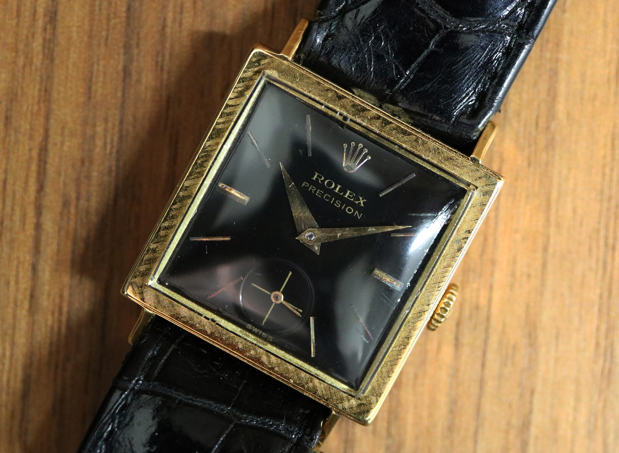 Rolex Precision Cioccolatino - Florentine case - immagine 4