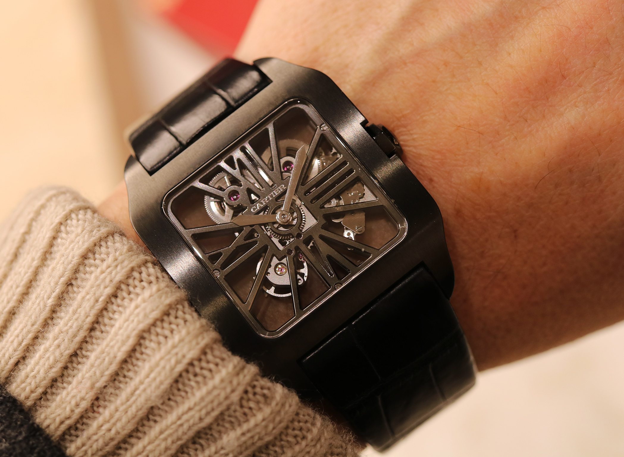 Cartier Santos Dumont Black Titanium - W2020052 Full set 2023 - immagine 7