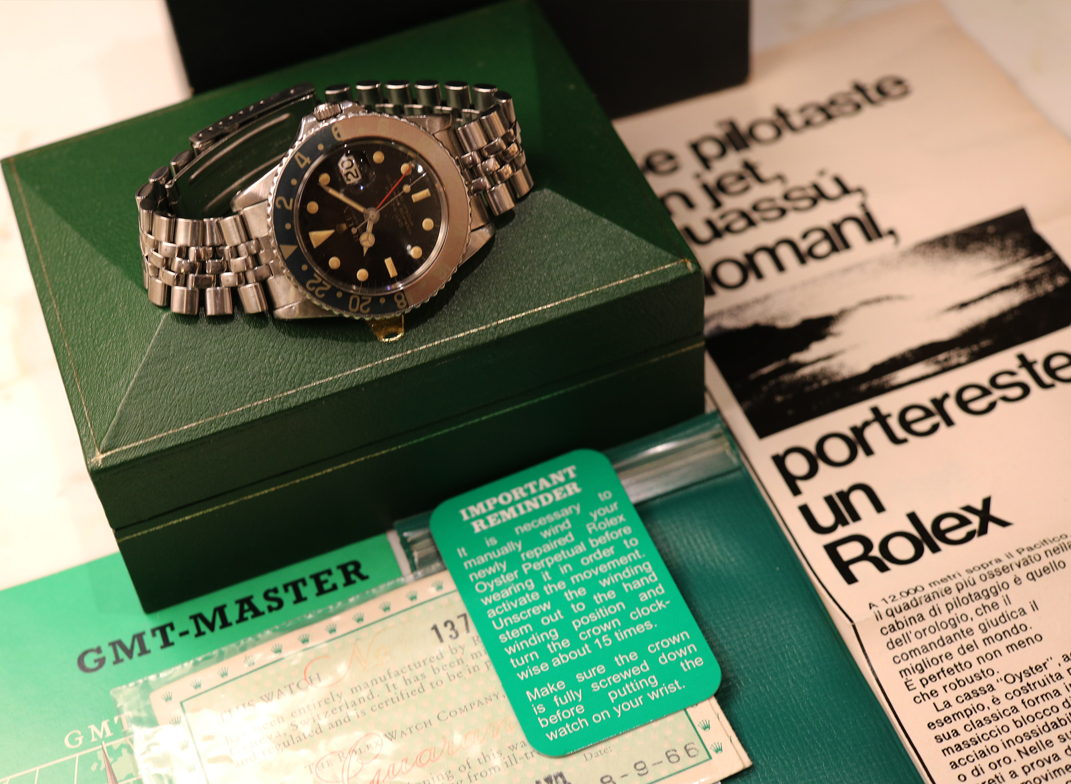 Rolex GMT-Master 1675 - GILT Swiss T 25 - Collector's Dream - immagine 4