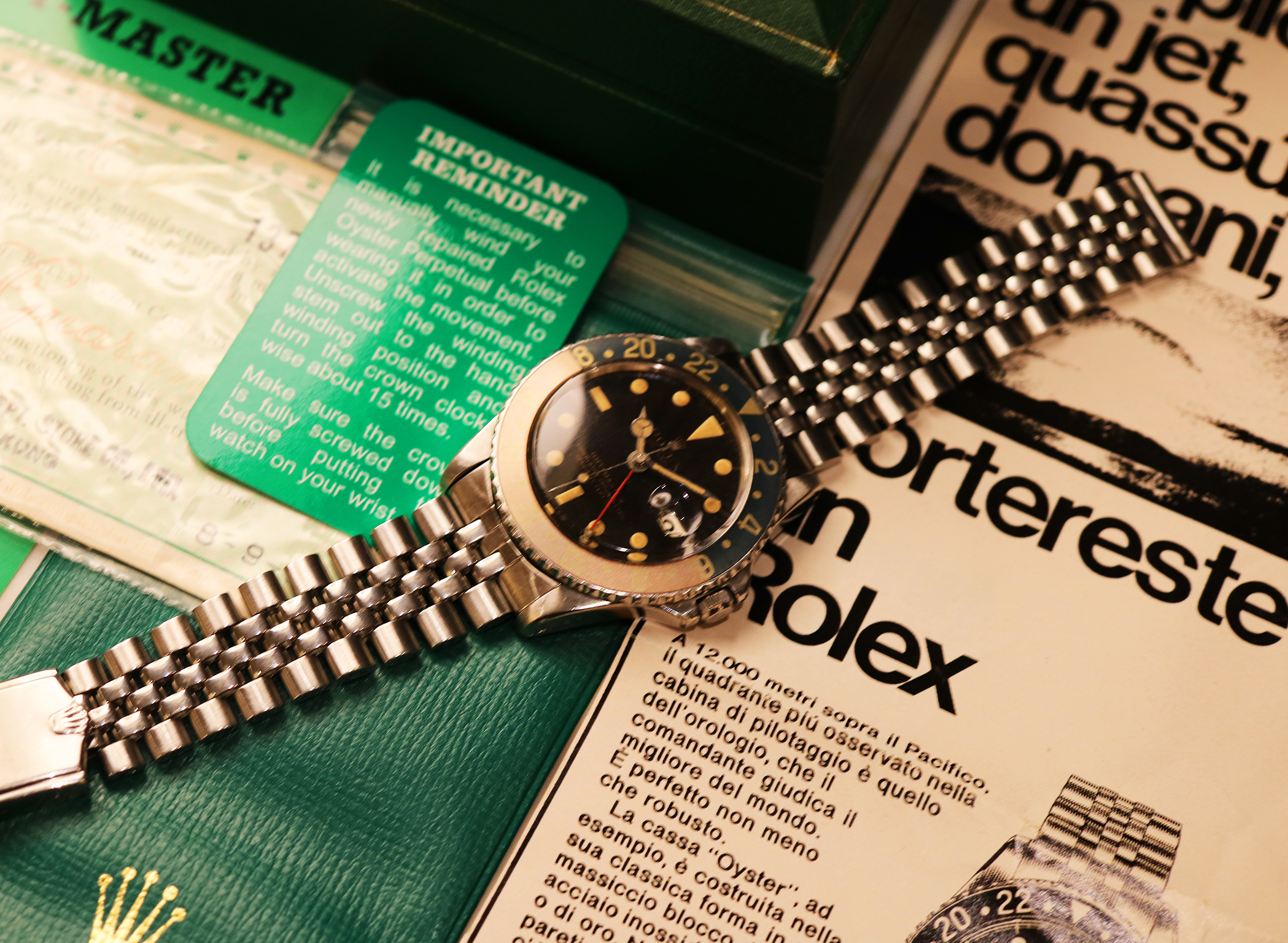 Rolex GMT-Master 1675 - GILT Swiss T 25 - Collector's Dream - immagine 8