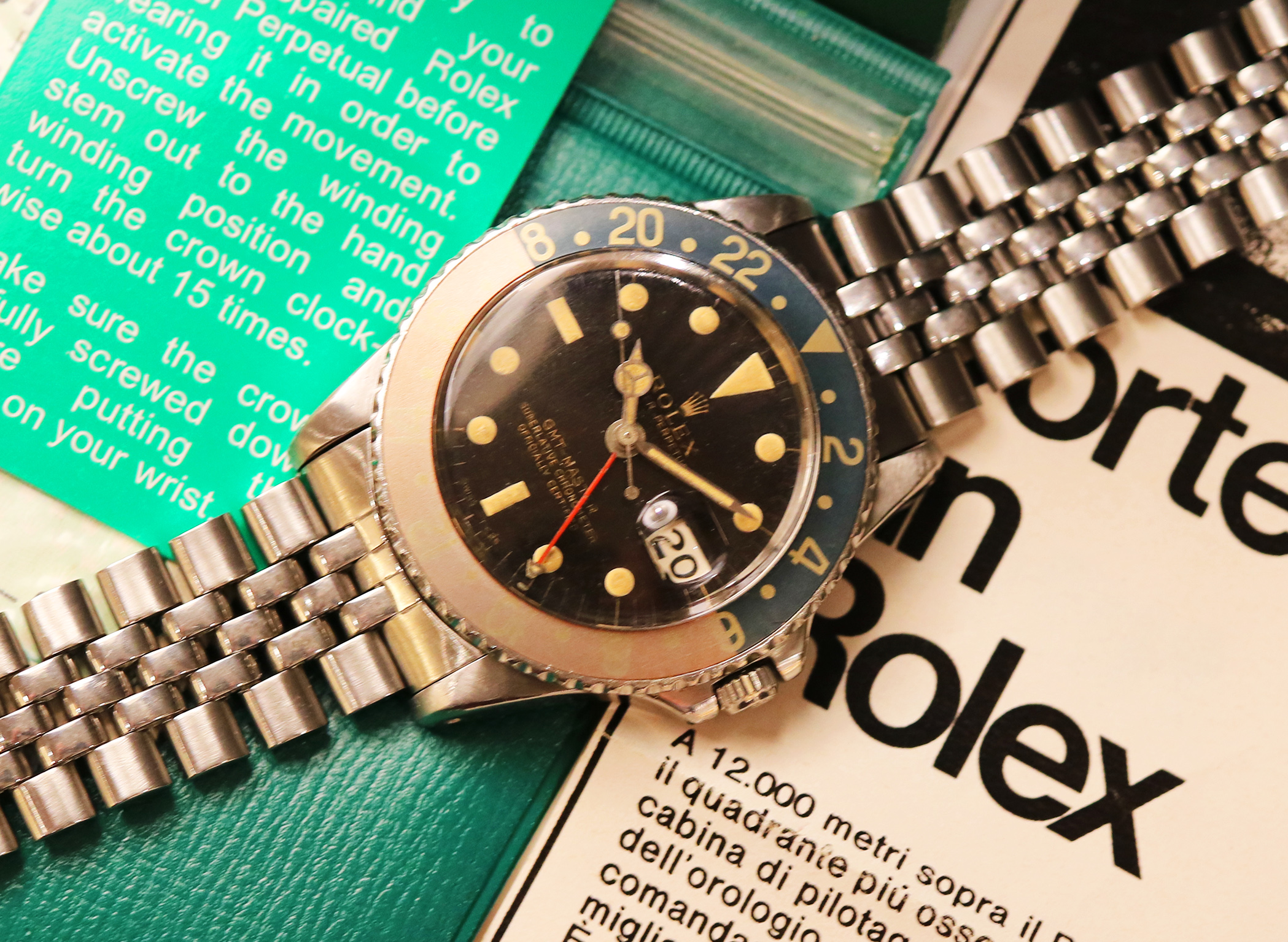 Rolex GMT-Master 1675 - GILT Swiss T 25 - Collector's Dream - immagine 10