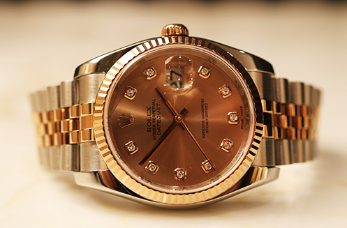 Rolex Datejust Acciaio & Oro Rosa - 116231 Diamanti Rosa