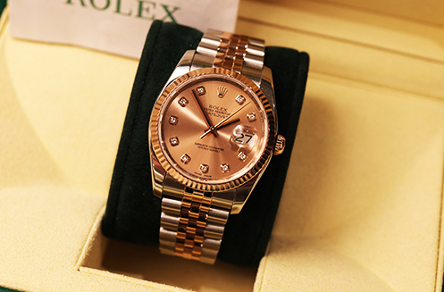 Rolex Datejust Acciaio & Oro Rosa - 116231 Diamanti Rosa - immagine 5