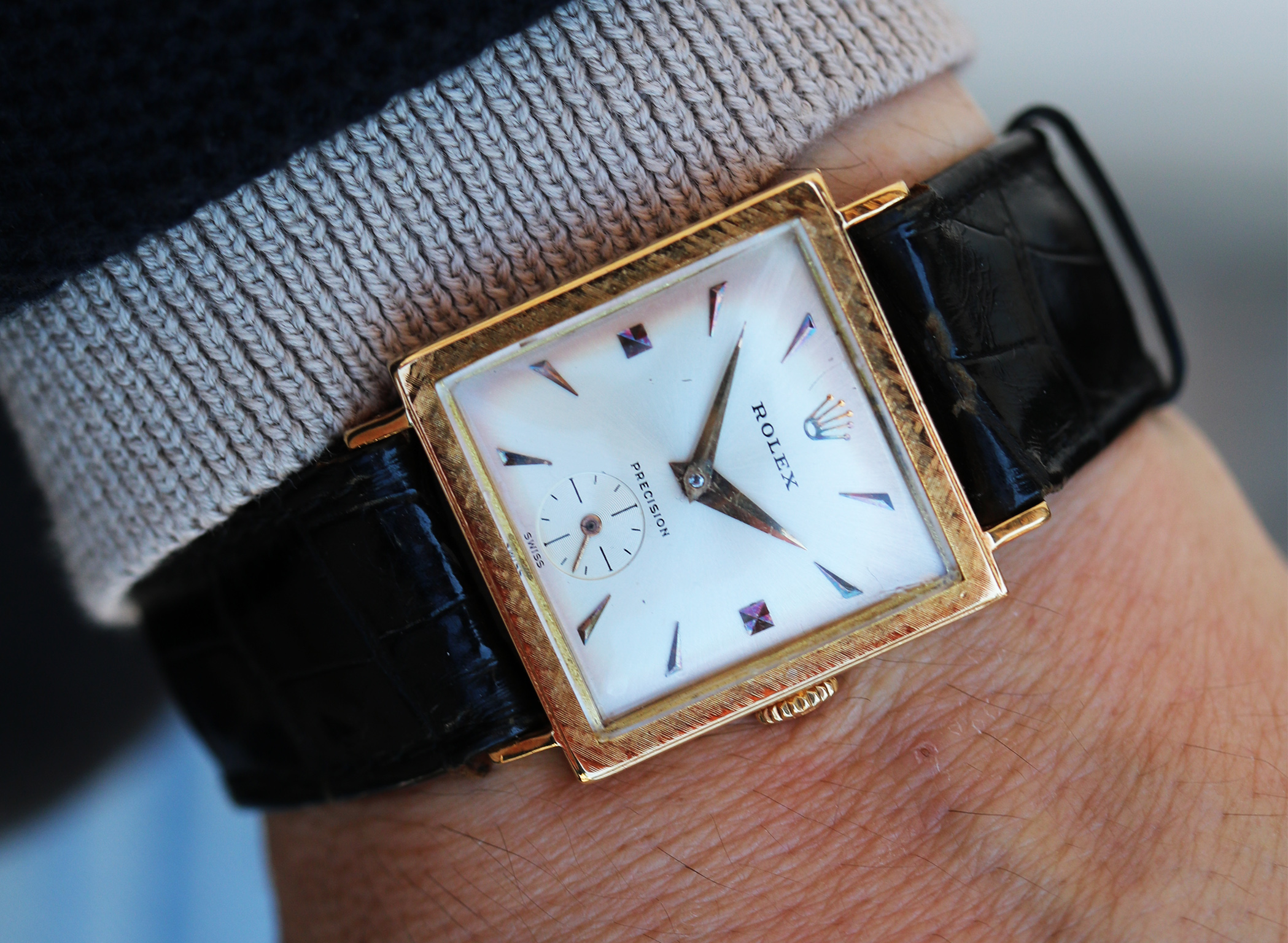 Rolex Precision Ref. 6841 – Florentine Finish – Oro Giallo 18kt – Completamente Originale
