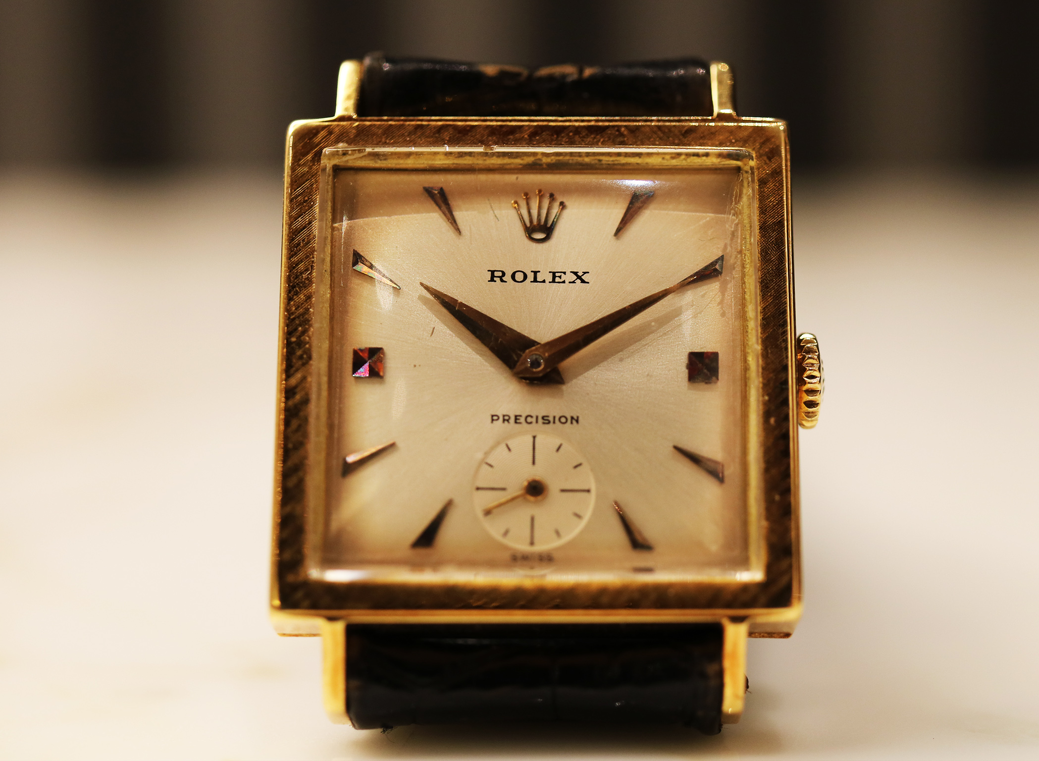 Rolex Precision Ref. 6841 – Florentine Finish – Oro Giallo 18kt – Completamente Originale - immagine 3