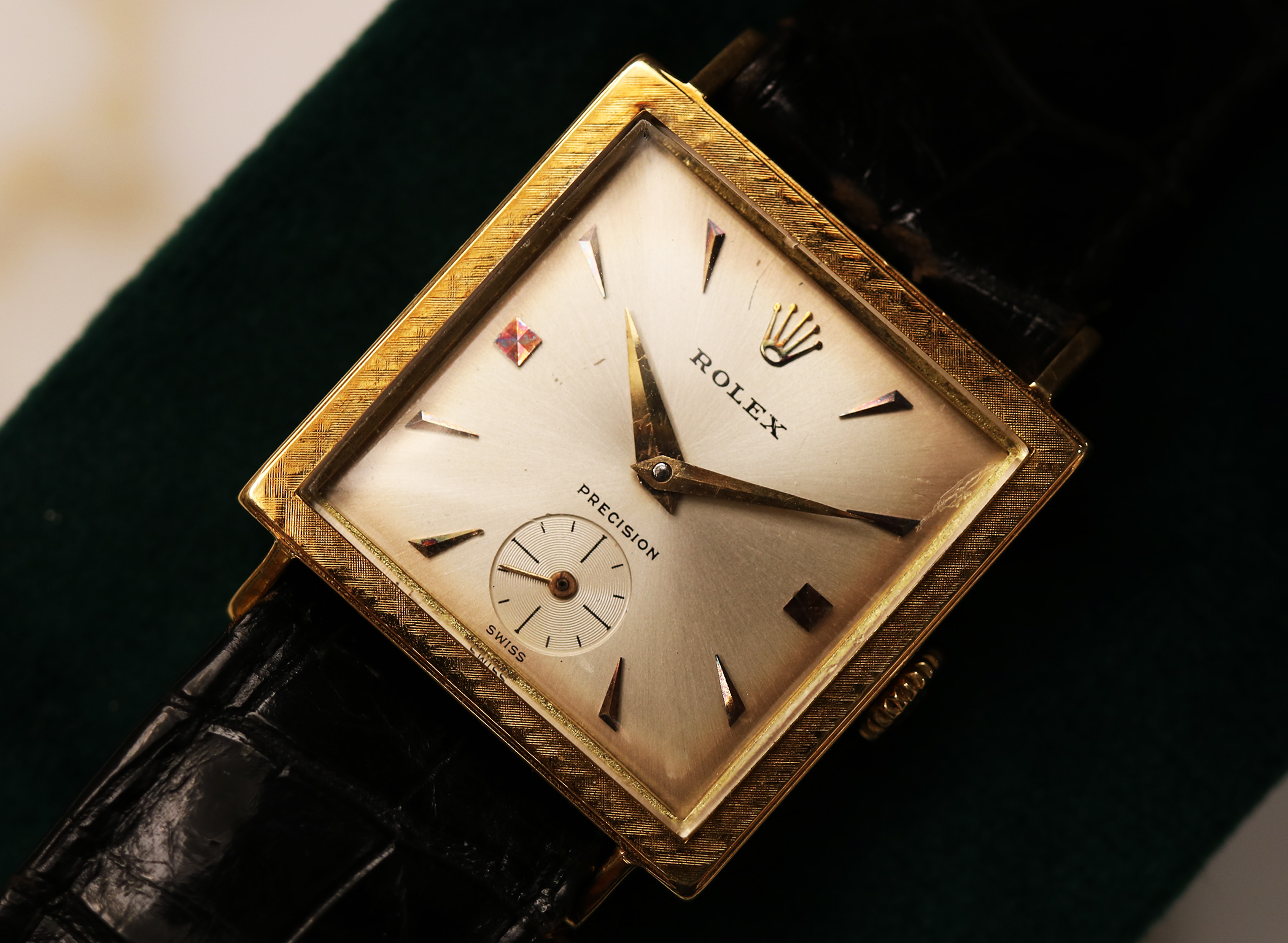 Rolex Precision Ref. 6841 – Florentine Finish – Oro Giallo 18kt – Completamente Originale - immagine 4