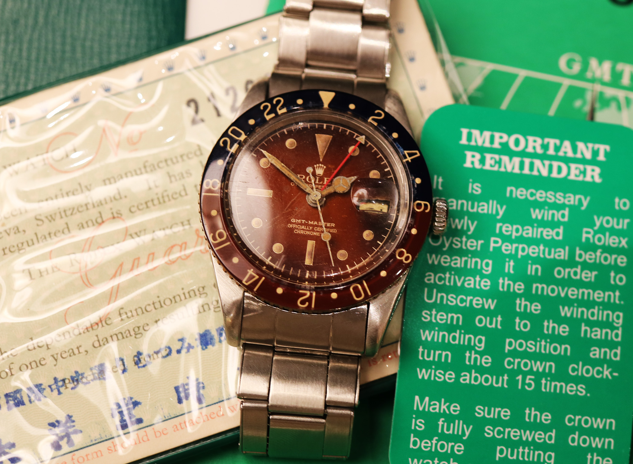 Rolex GMT-Master Ref. 6542 “Tropical Dial” – 1957 - immagine 12