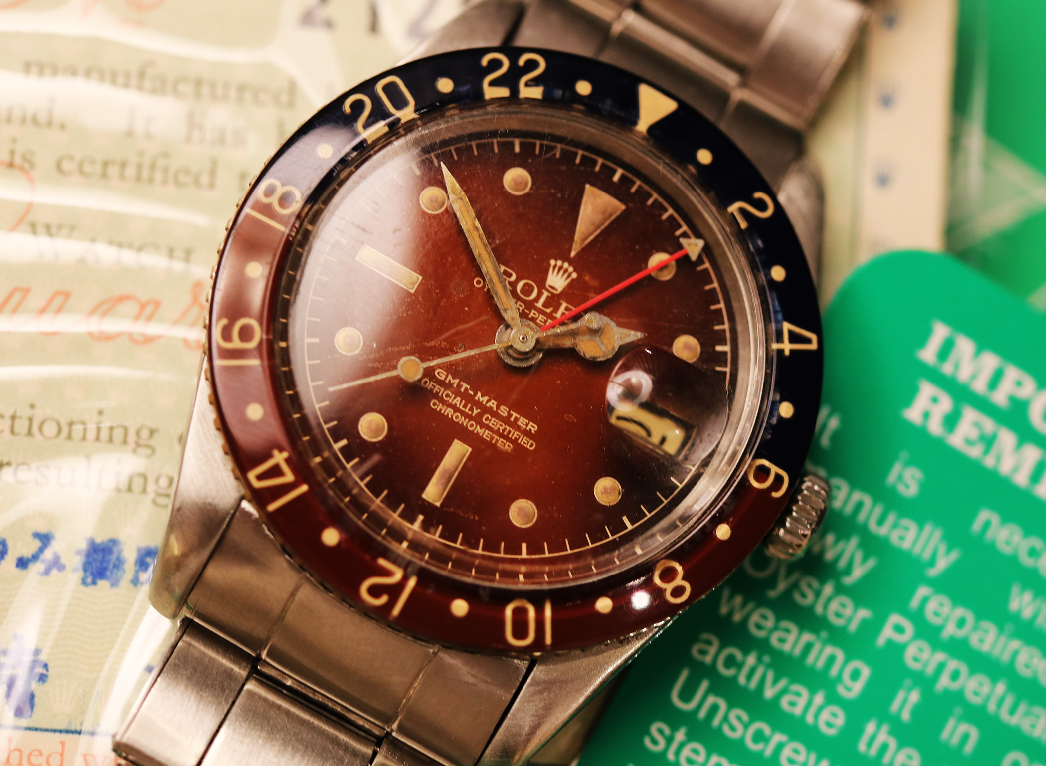 Rolex GMT-Master Ref. 6542 “Tropical Dial” – 1957 - immagine 13