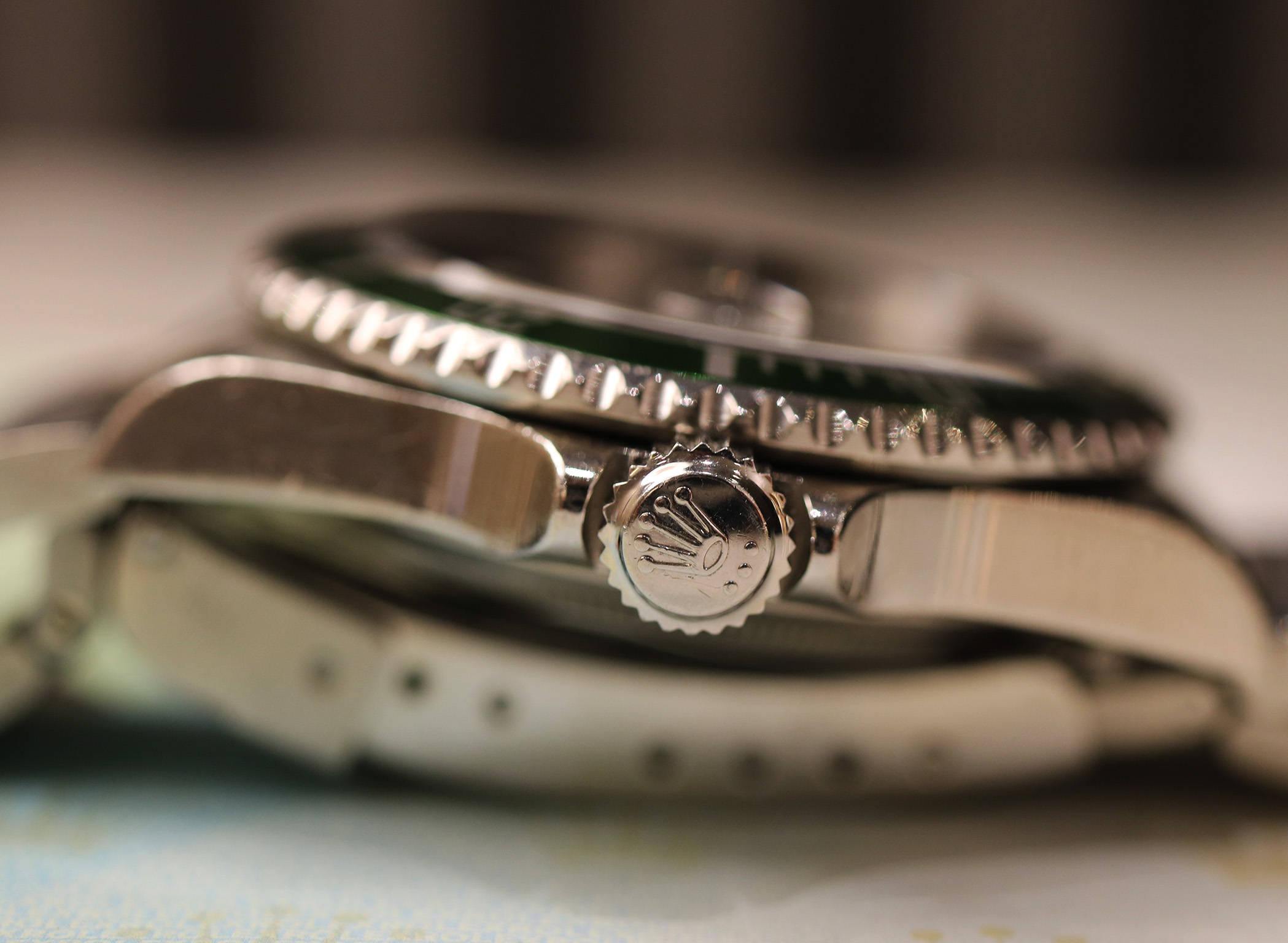 Rolex Submariner Date 16610LV “Kermit” Fat Four - immagine 6