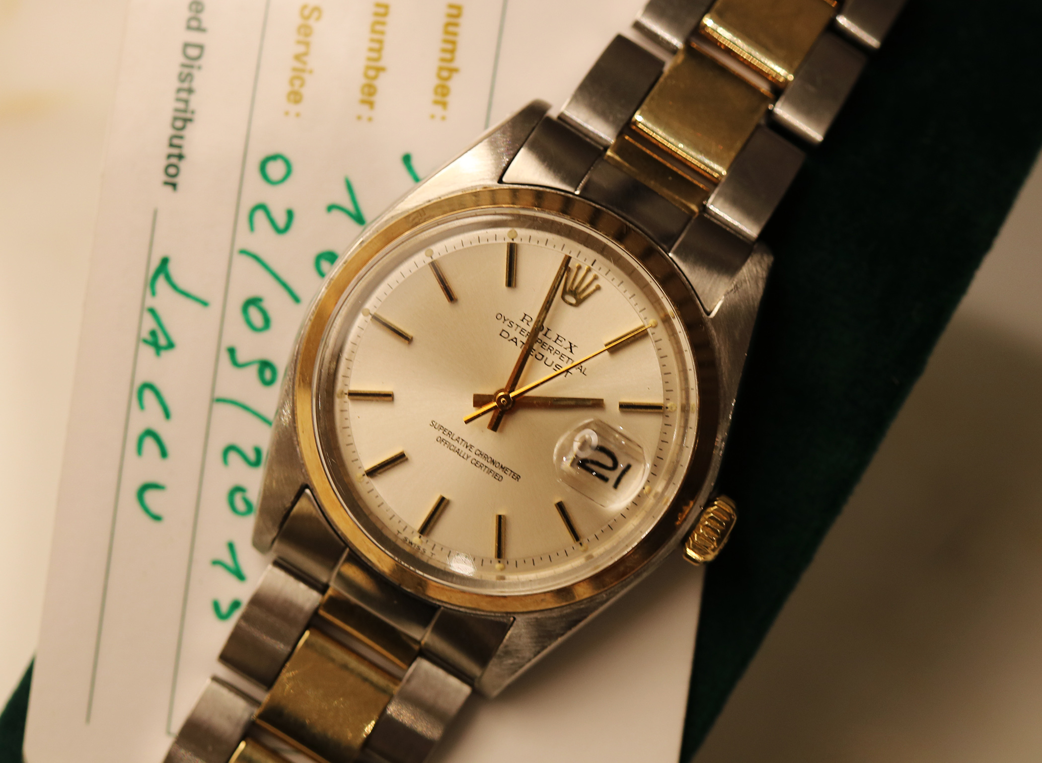 Rolex Datejust Vintage - 1600 Acciaio & Oro + Service - immagine 7