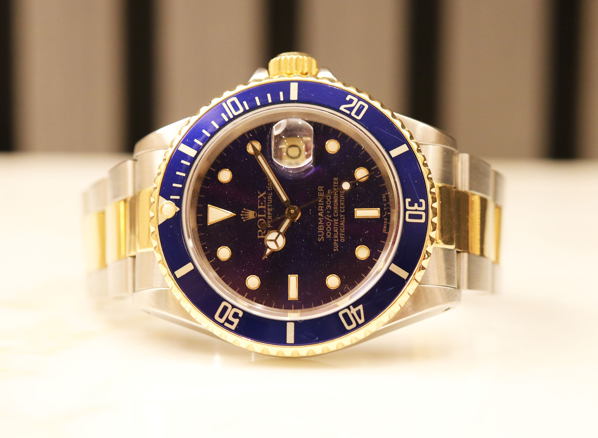 Rolex Submariner Date 16613 – Quadrante Blu con Riflessi Viola – Seriale L – Vintage - immagine 2