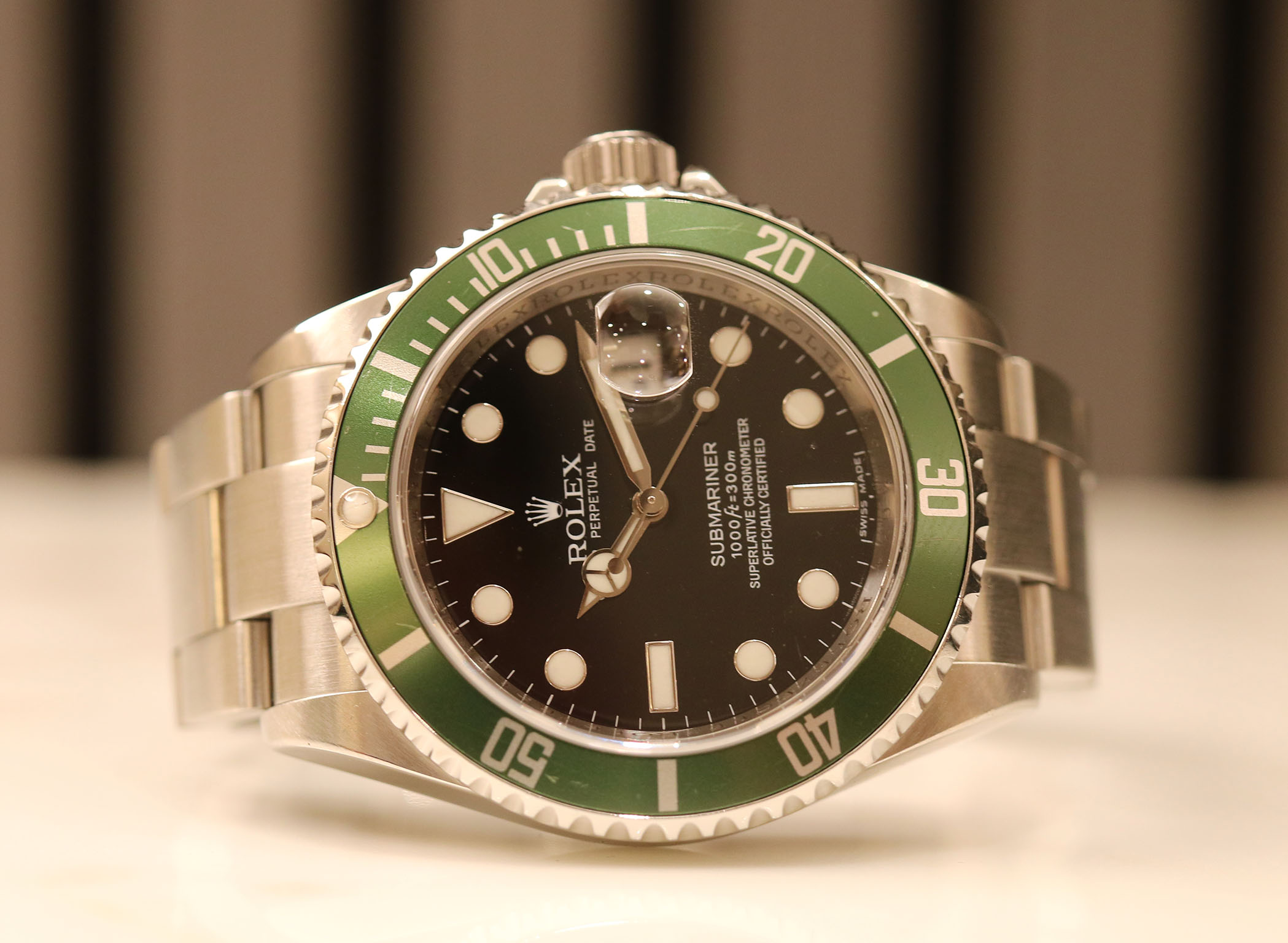 Rolex Submariner Date 16610LV “Kermit” – Seriale M – Lunetta Verde – Revisionato