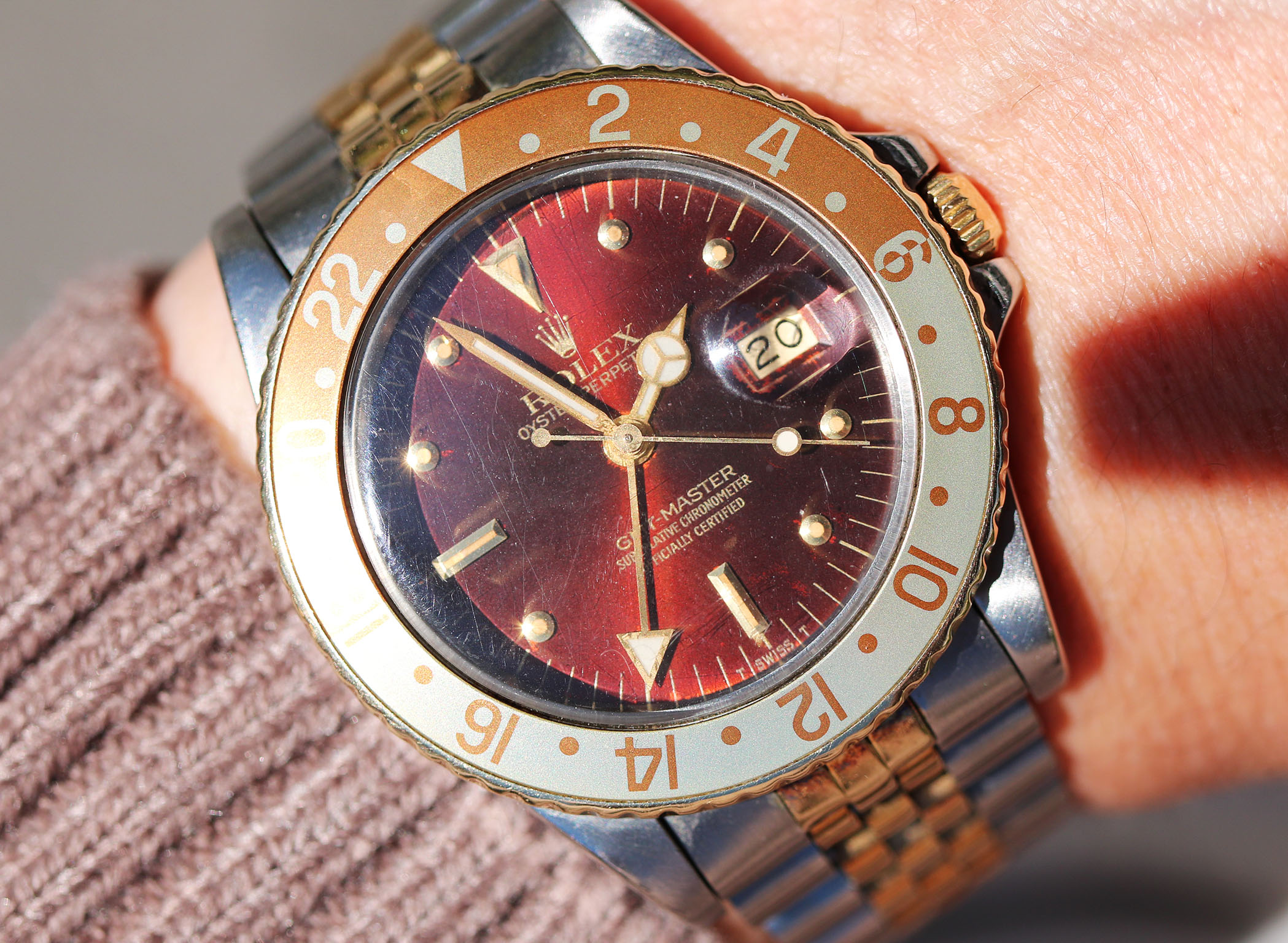Rolex GMT-Master 16753 Acciaio e Oro – Quadrante Virato - immagine 11