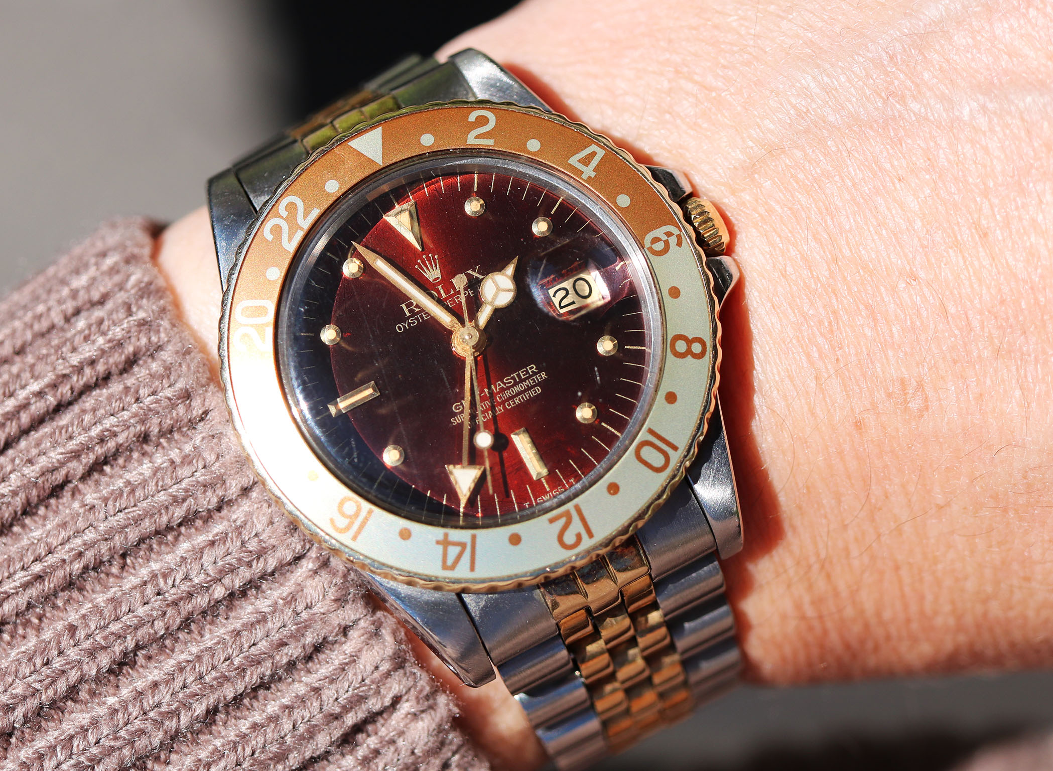 Rolex GMT-Master 16753 Acciaio e Oro – Quadrante Virato
