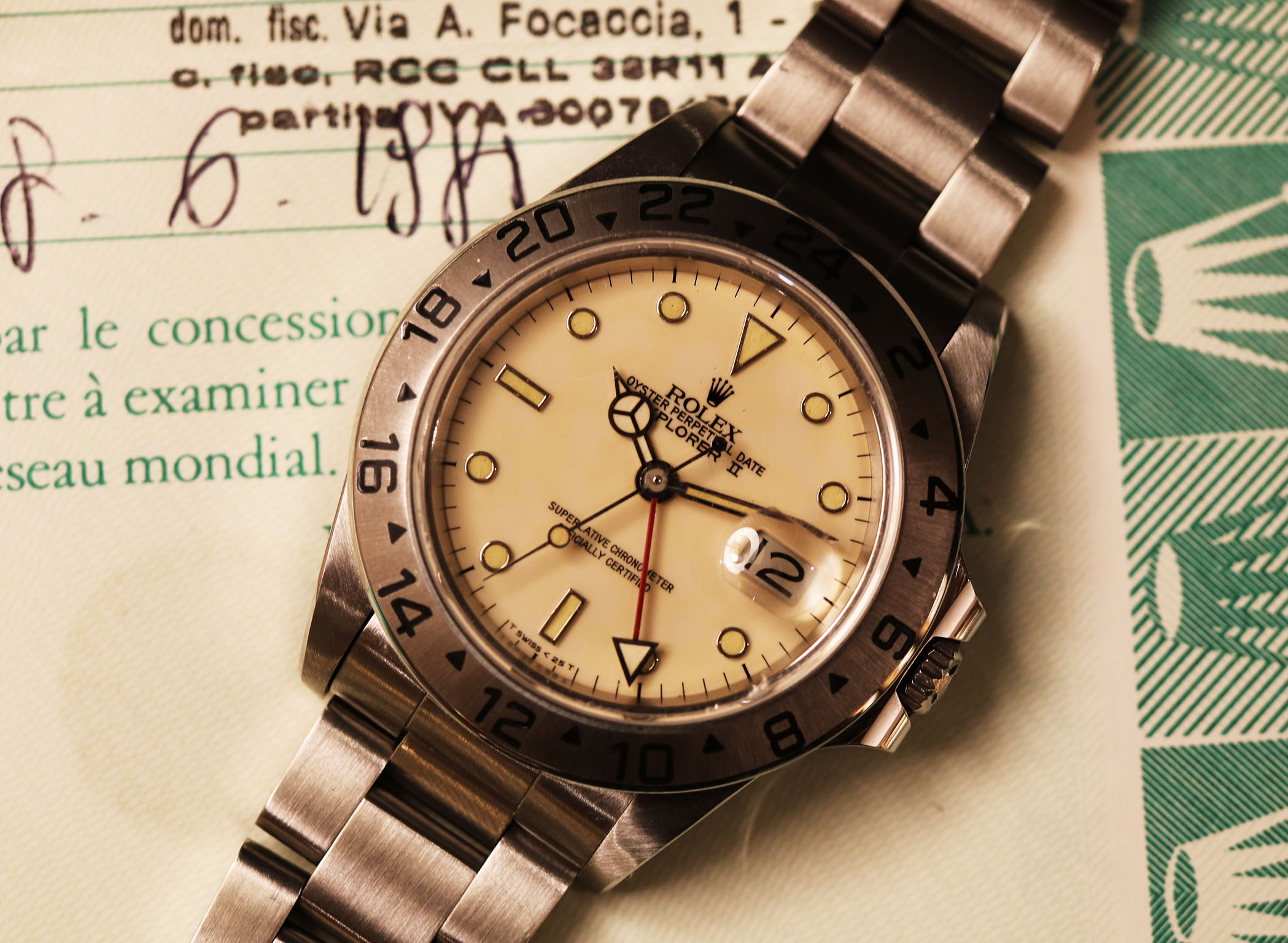 Rolex Explorer 16550 - Panna / Cream Dial - Full set Collector's Dream - immagine 3