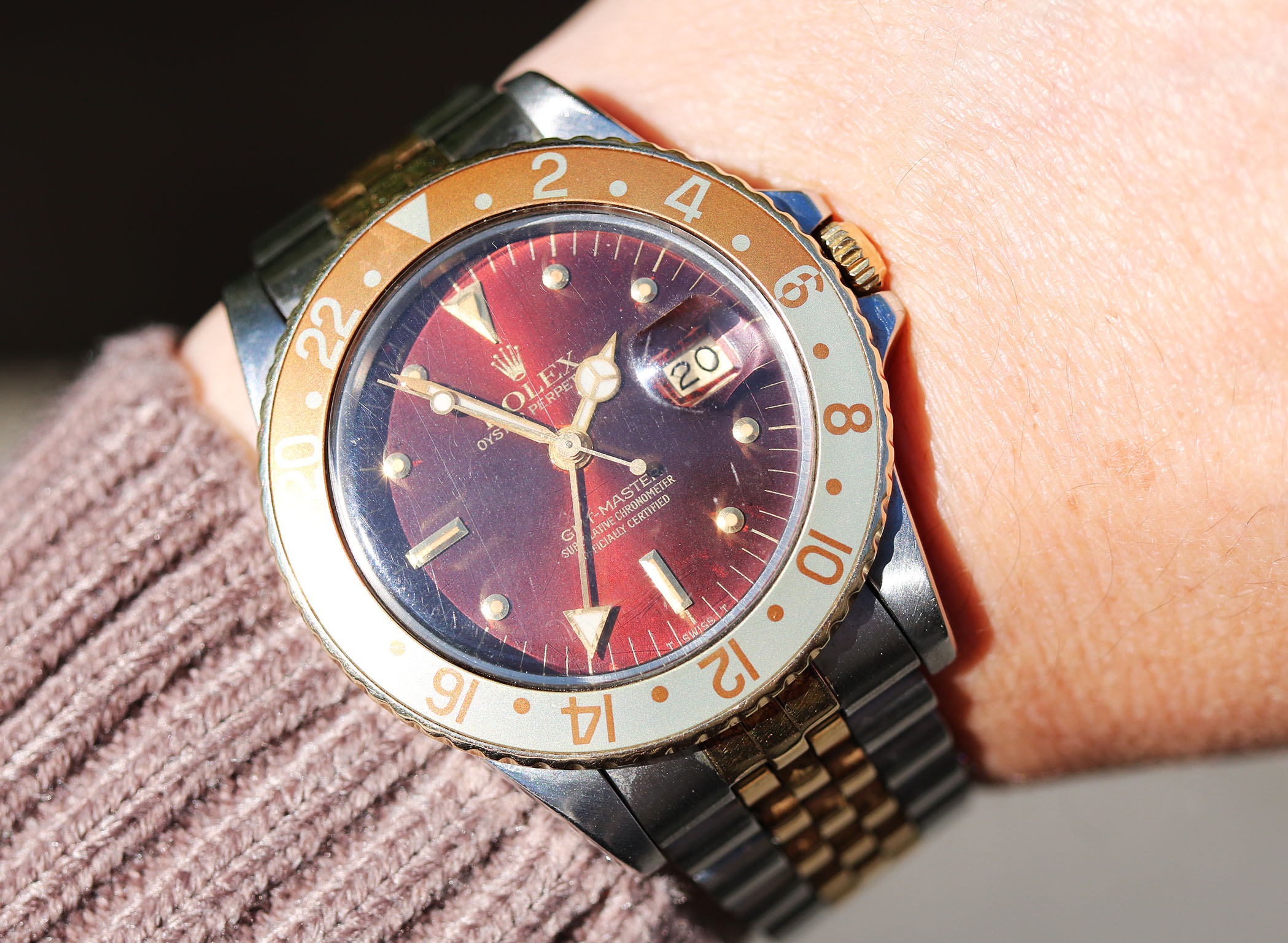Rolex GMT-Master 16753 Acciaio e Oro – Quadrante Virato - immagine 9