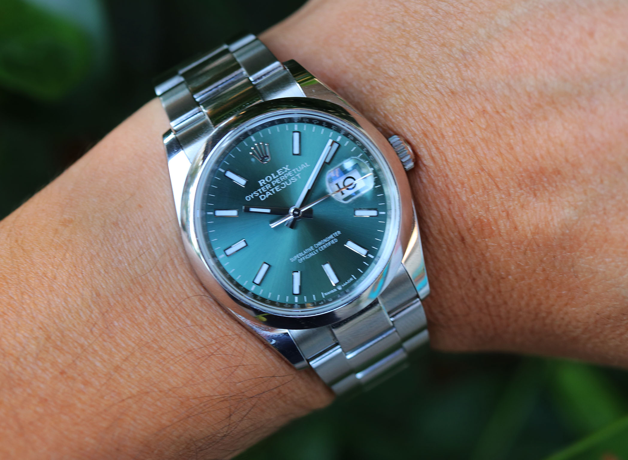 Rolex Datejust Green Dial - 126200 2023 - immagine 9